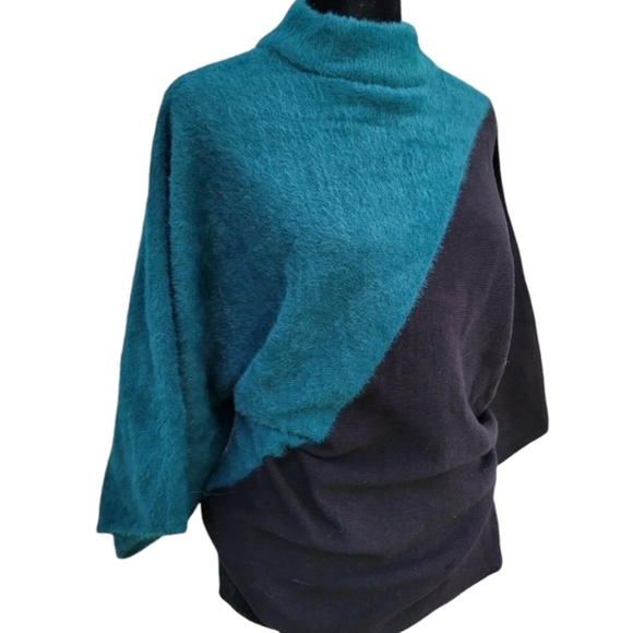 Alfani Square Sleeve Elbow Length Blouse Women's. Size Large. New With Tags $79. - Picture 2 of 9